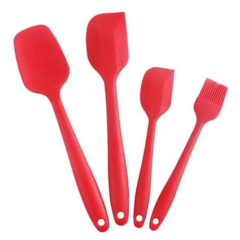 heat resistant silicone spatula set|heat proof silicone spatula.
